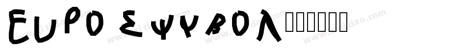 Euro Symbol字体转换